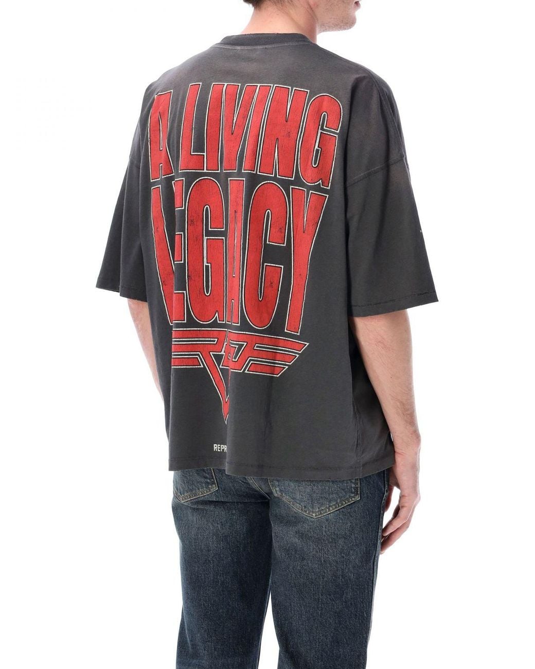 Represent Gray Living Legacy T-Shirt for men