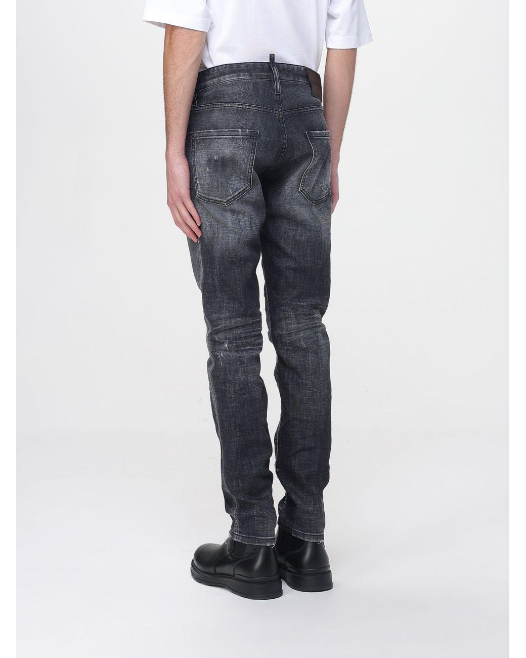 DSquared² Blue Skater Skinny Fit Denim Jeans for men