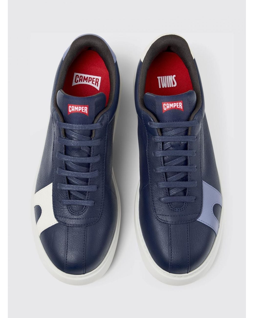 Camper Blue Twins Leather Sneakers for men