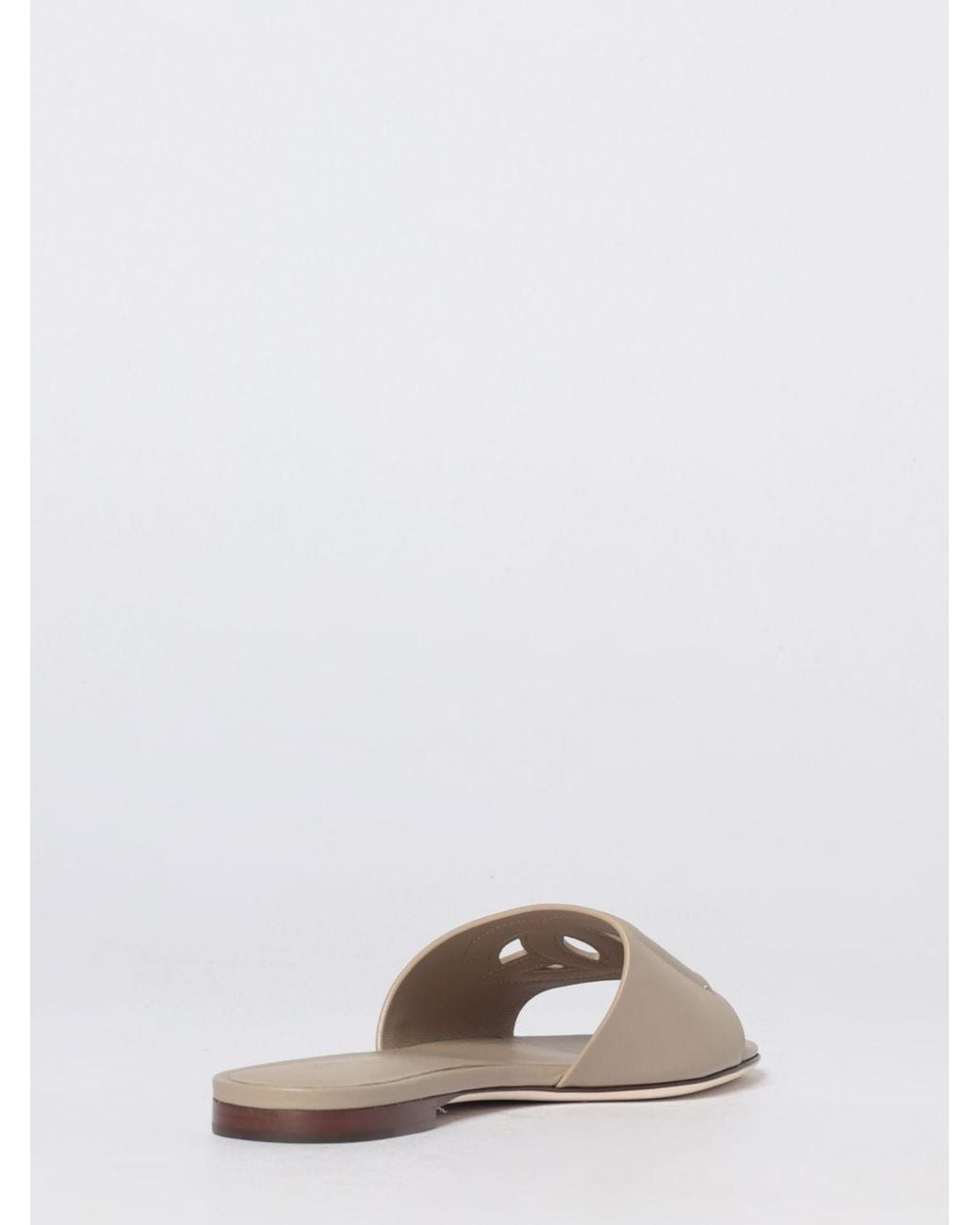 Dolce & Gabbana White Flache Sandalen Damen