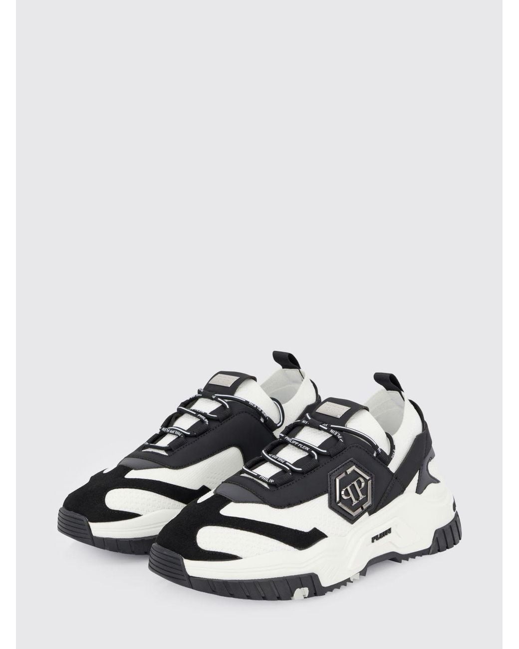 Philipp Plein White Low-Top Sneakers for men
