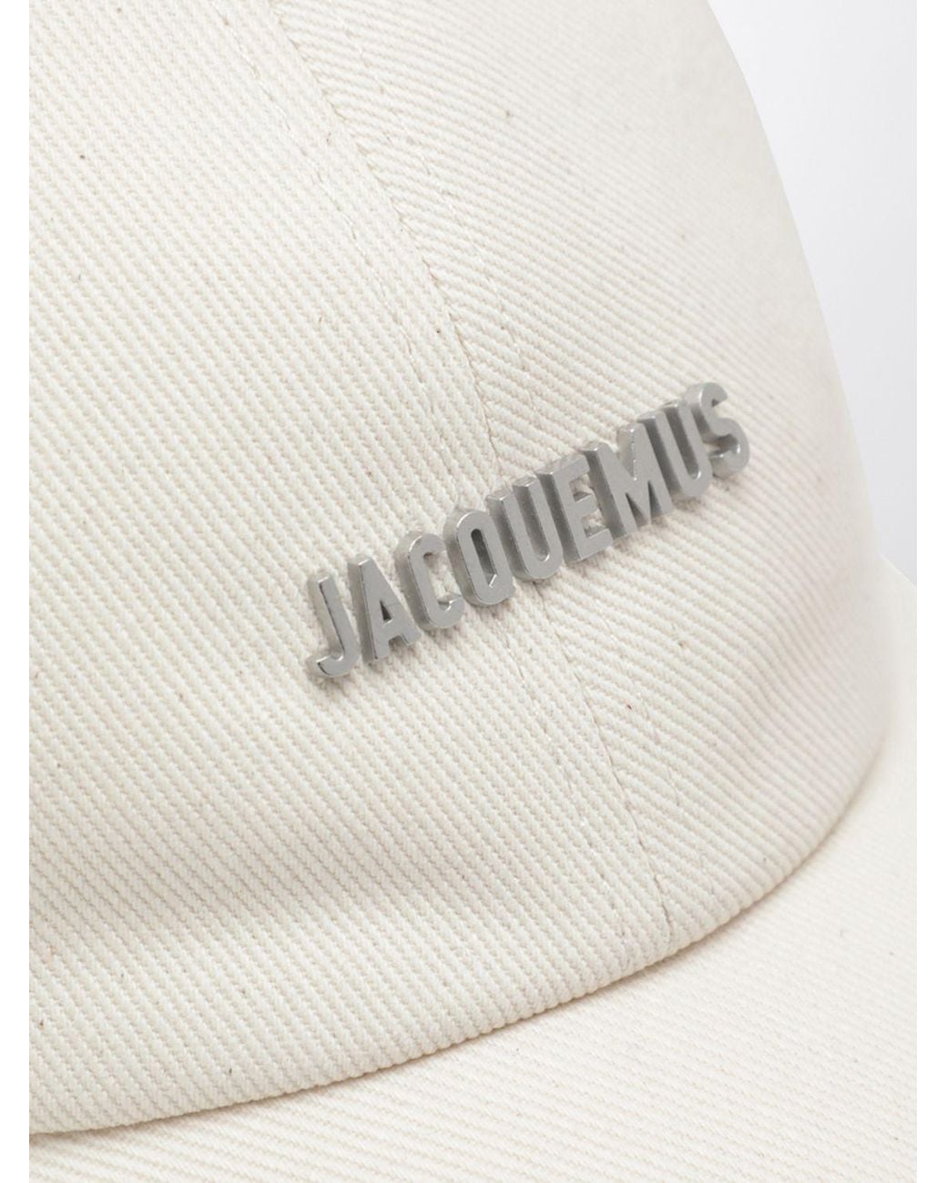 Jacquemus White Gadjo Baumwolltwill-Hut