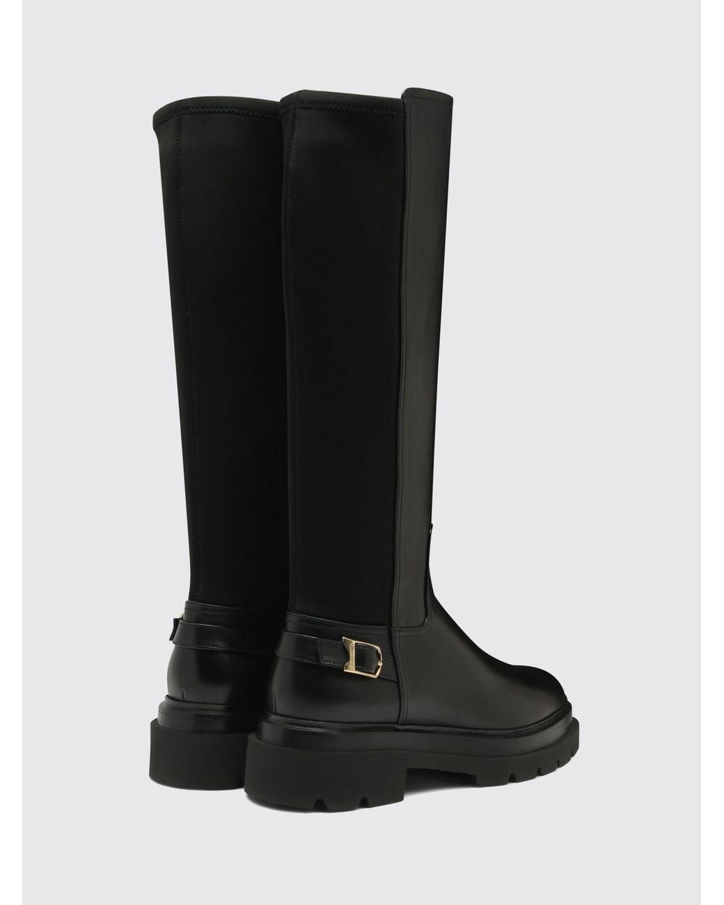 Santoni Black Boots