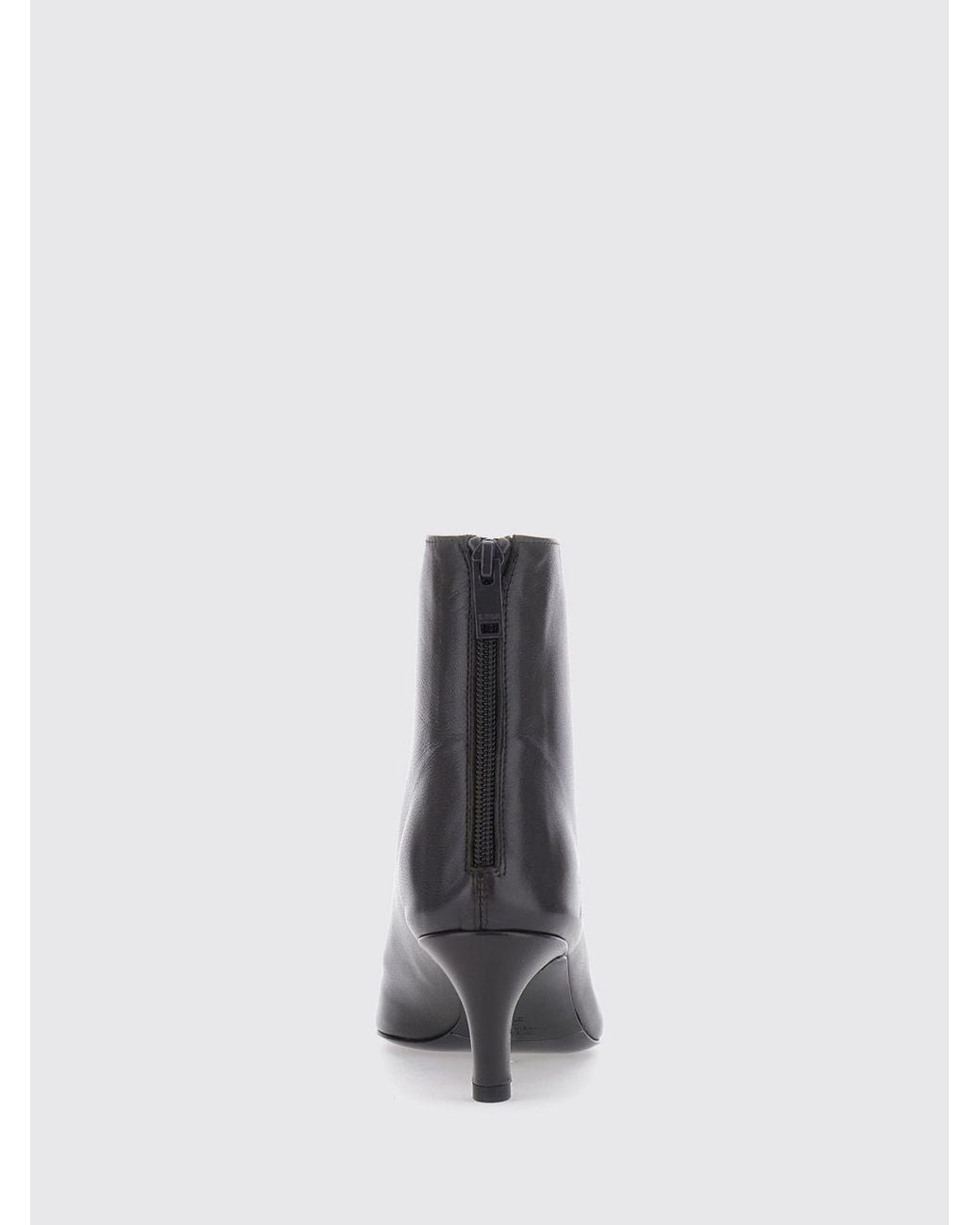 Totême Black Ankle Boots Leather