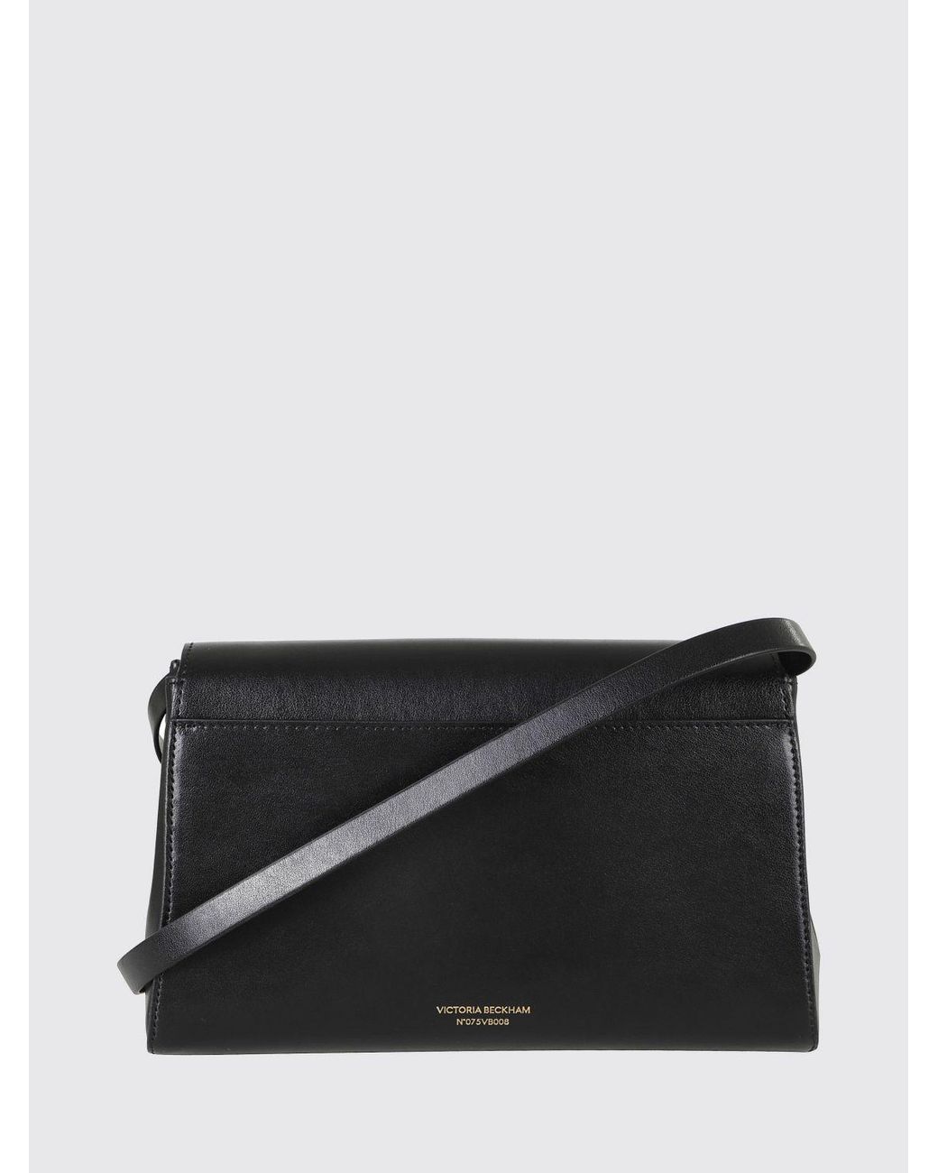 Victoria Beckham Black Dorian Smooth Calf Leather Shoulder Bag
