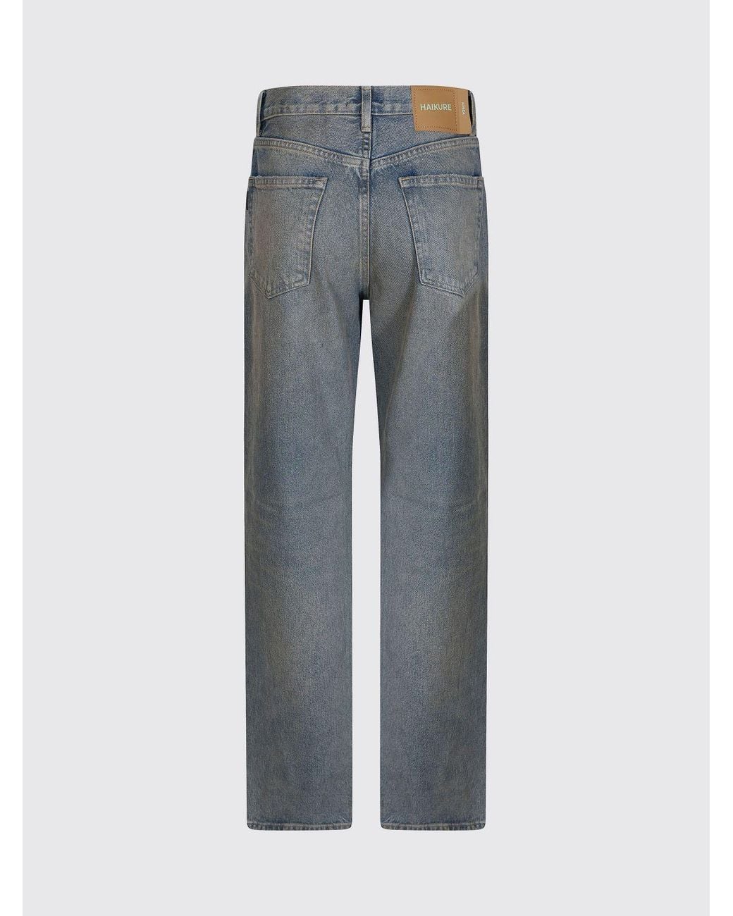 Haikure Gray Korea Wide-Leg Jeans