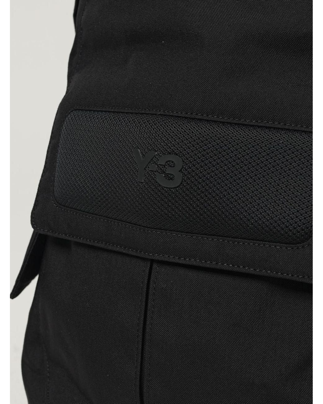 Y-3 Black Backpack for men