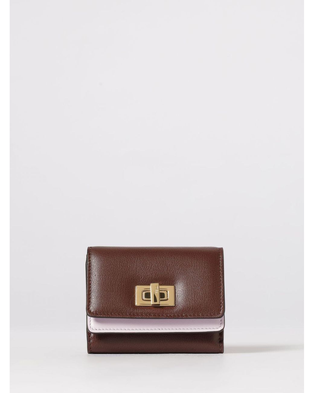 Fendi Brown Way Leather Wallet