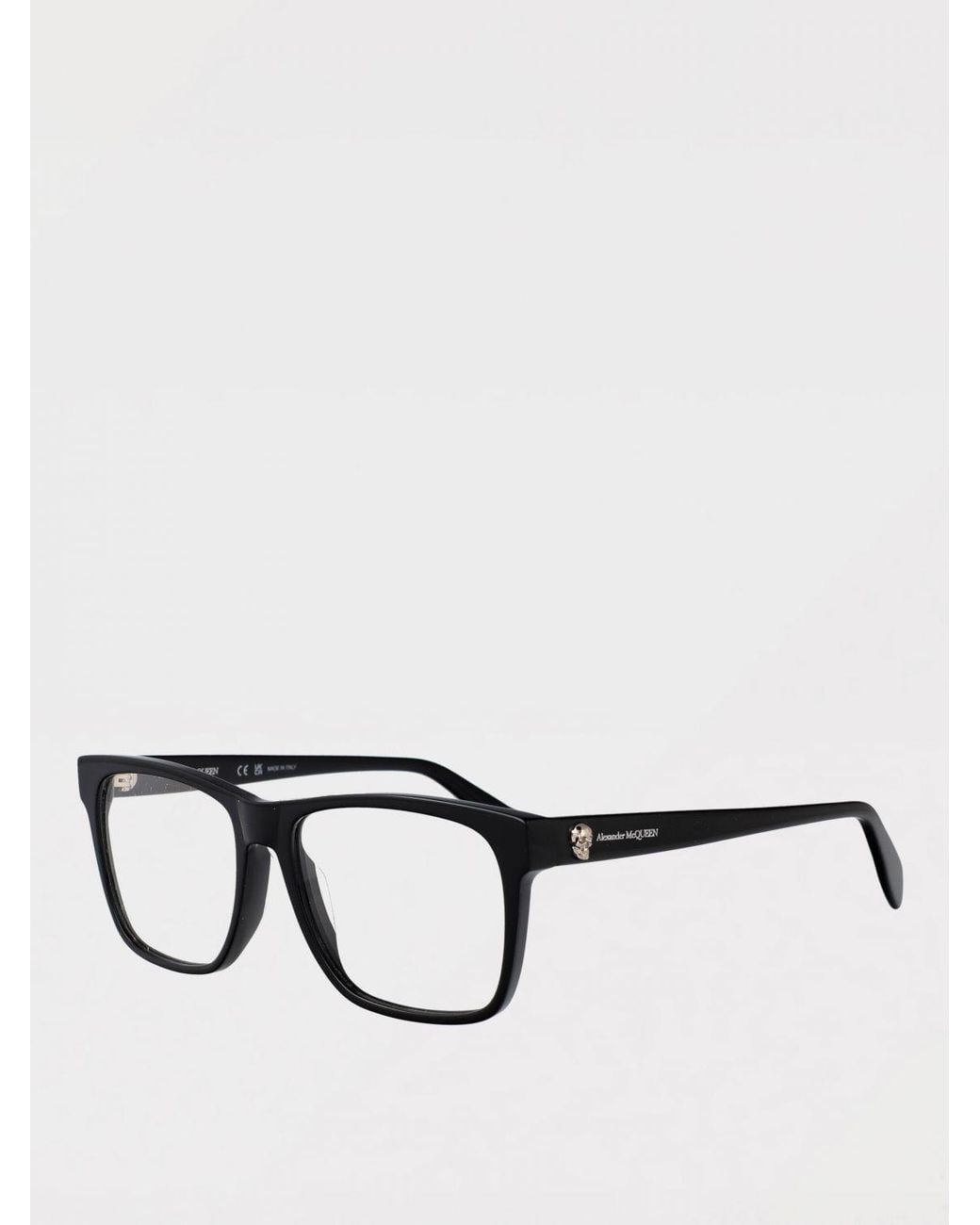 Alexander McQueen Black Optical Frames for men