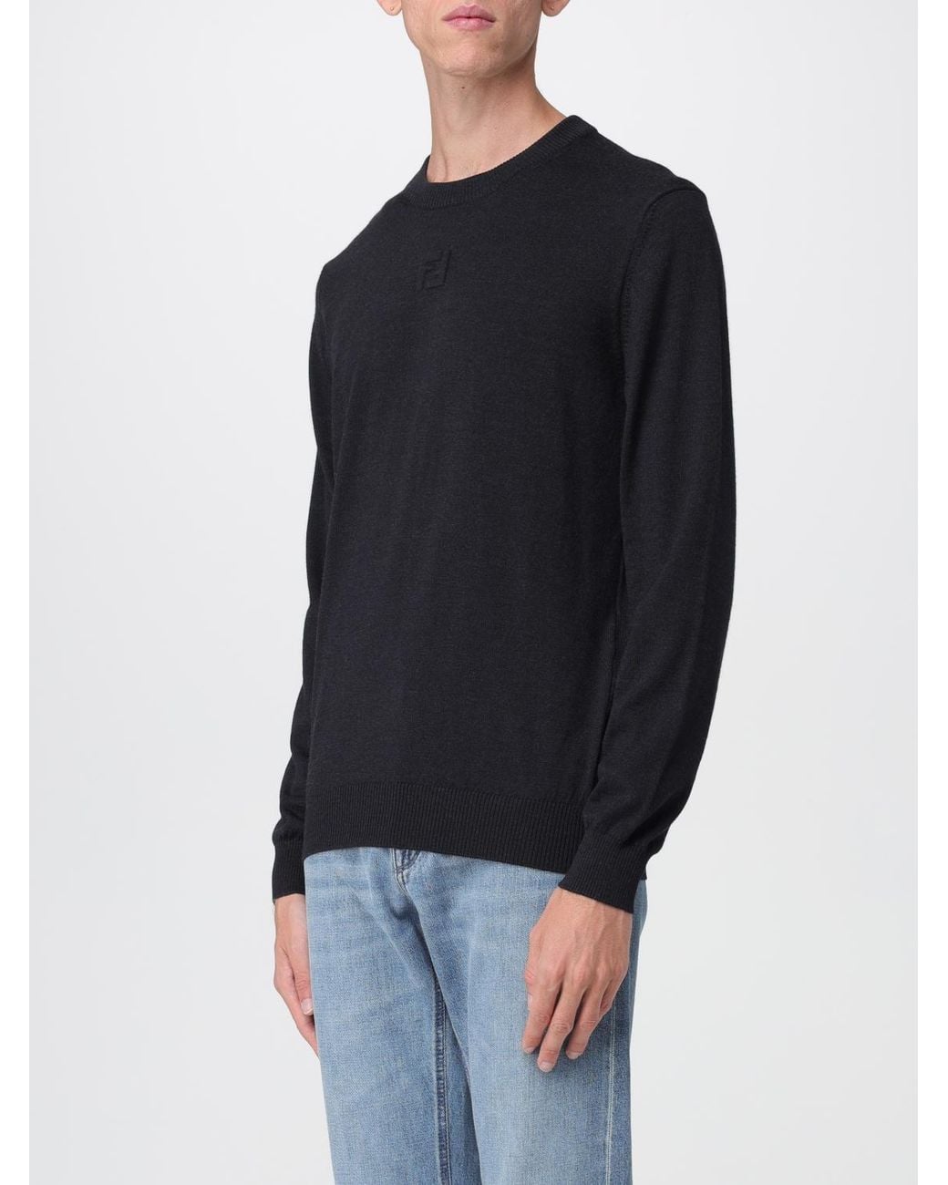 Fendi Blue Jumper for men
