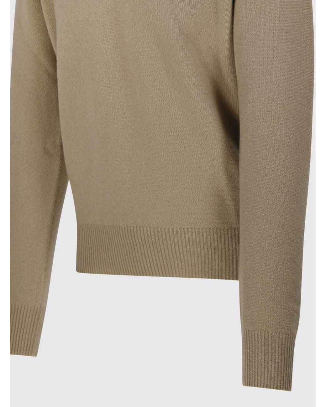 Lemaire Natural V-Neck Jumper for men