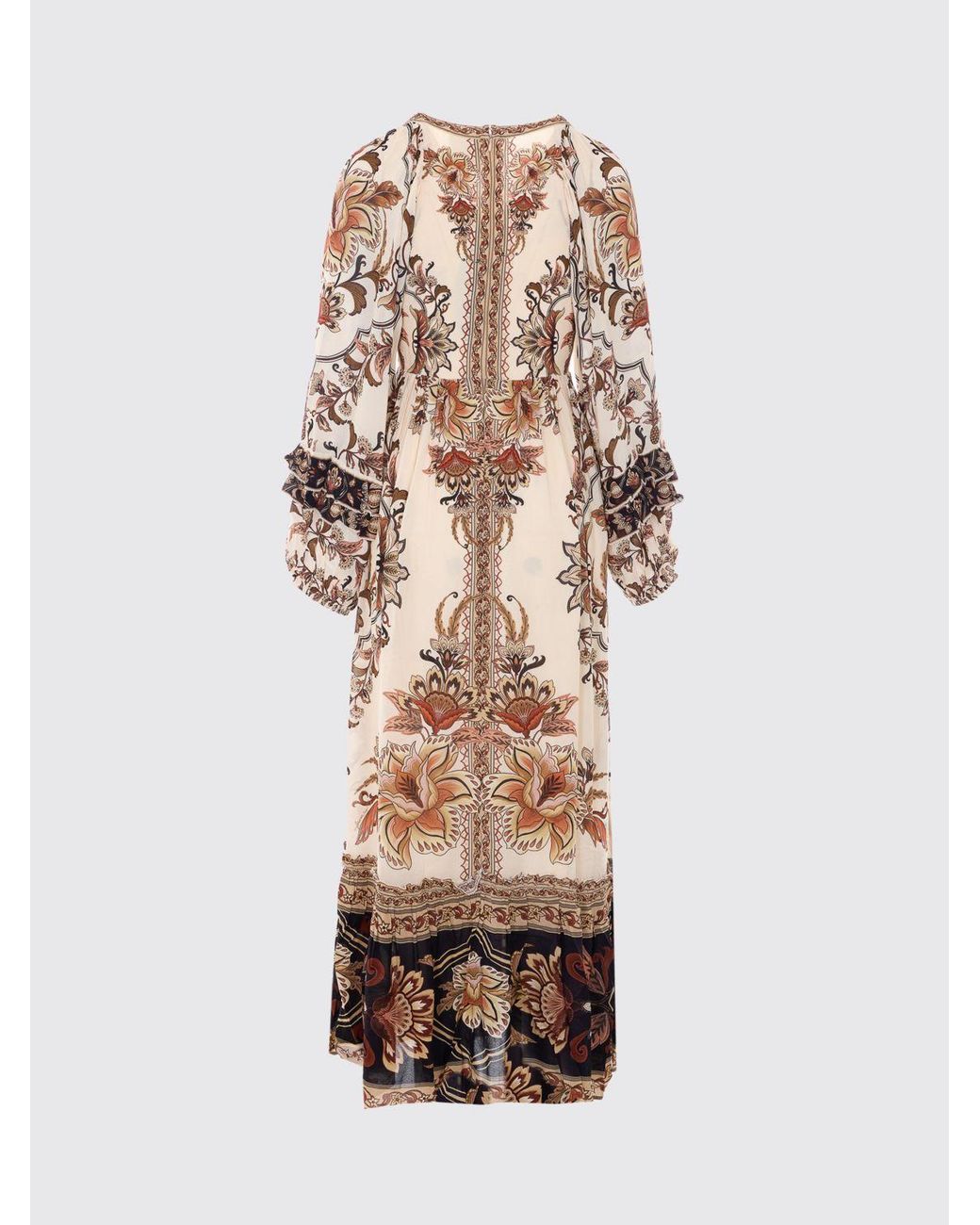 Farm Rio Natural Floral Viscose Dress