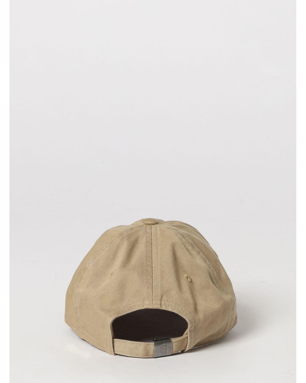 Carhartt Natural Cotton Baseball Cap With Embroidered Logo And Adjustable Back Strap for men