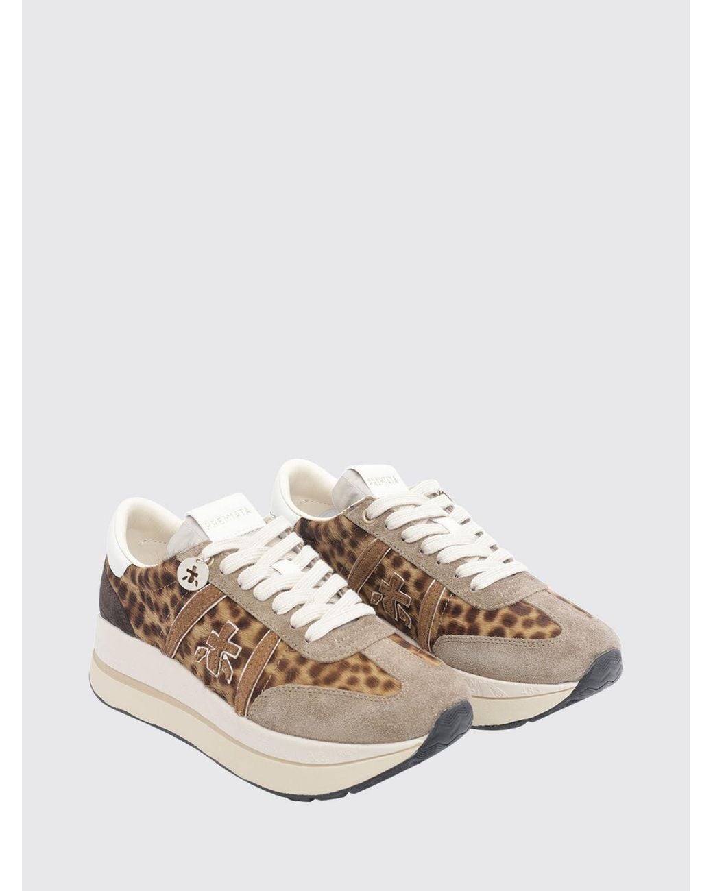 Premiata White Bethcoin Platform Sneakers