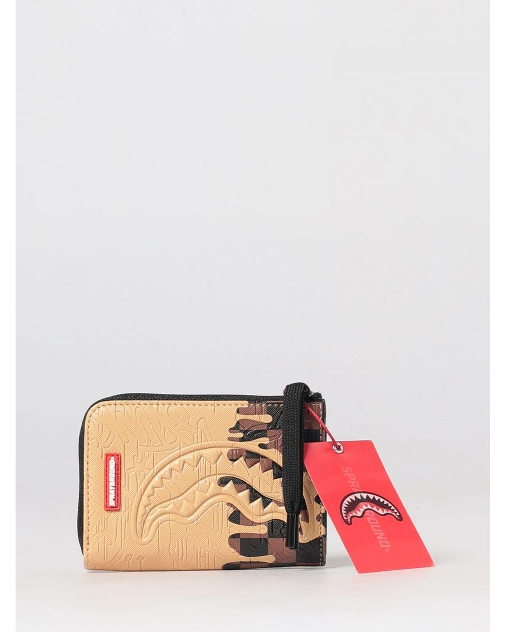 Sprayground Pink Zip Wallet for men
