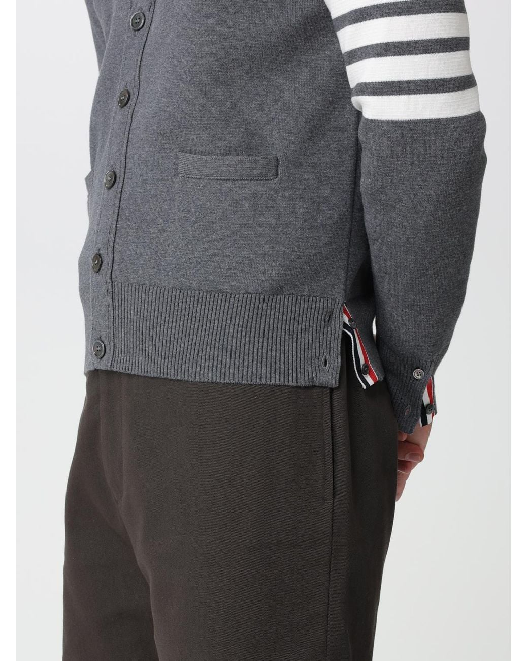 Thom Browne Gray Cardigan for men