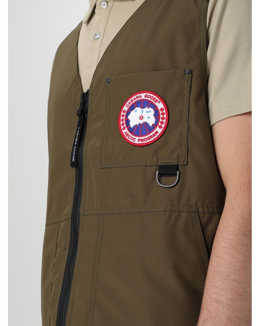 Canada Goose Green Canmore Down Vest for men