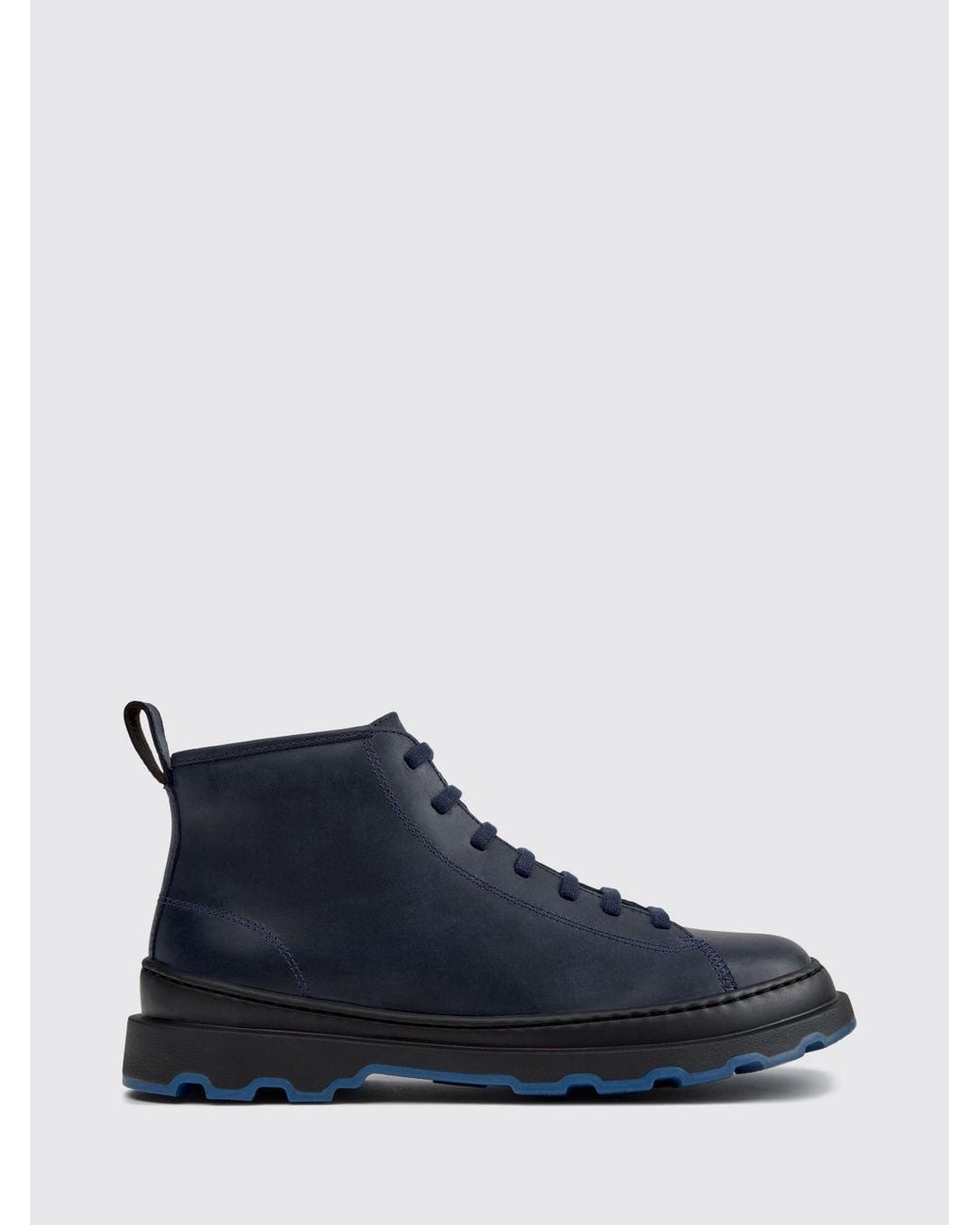 Stivaletti Stringati Brutus di Camper in Blue da Uomo