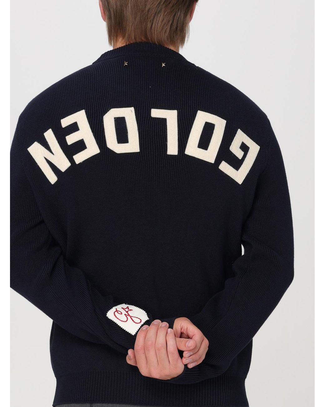 Golden Goose Deluxe Brand Blue Sweater for men