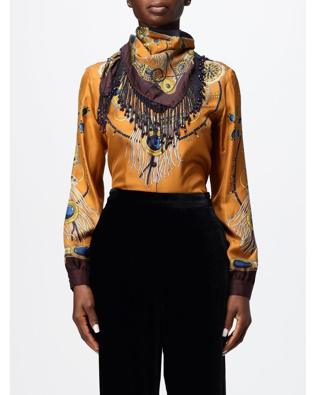 Etro Multicolor Square Scarf