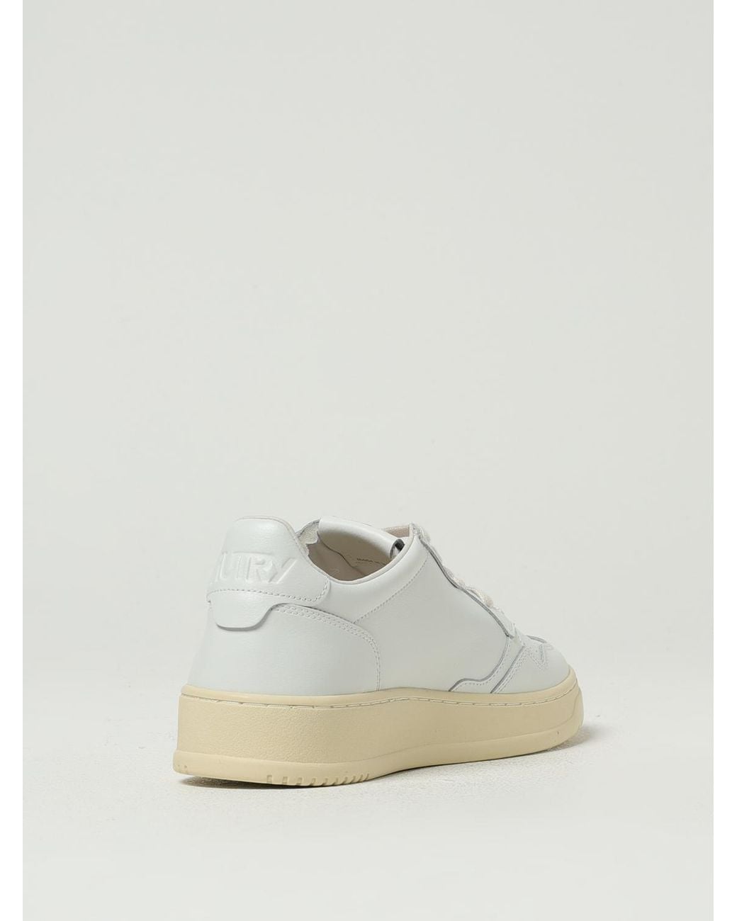 Autry Natural Medalist Leather Sneakers for men