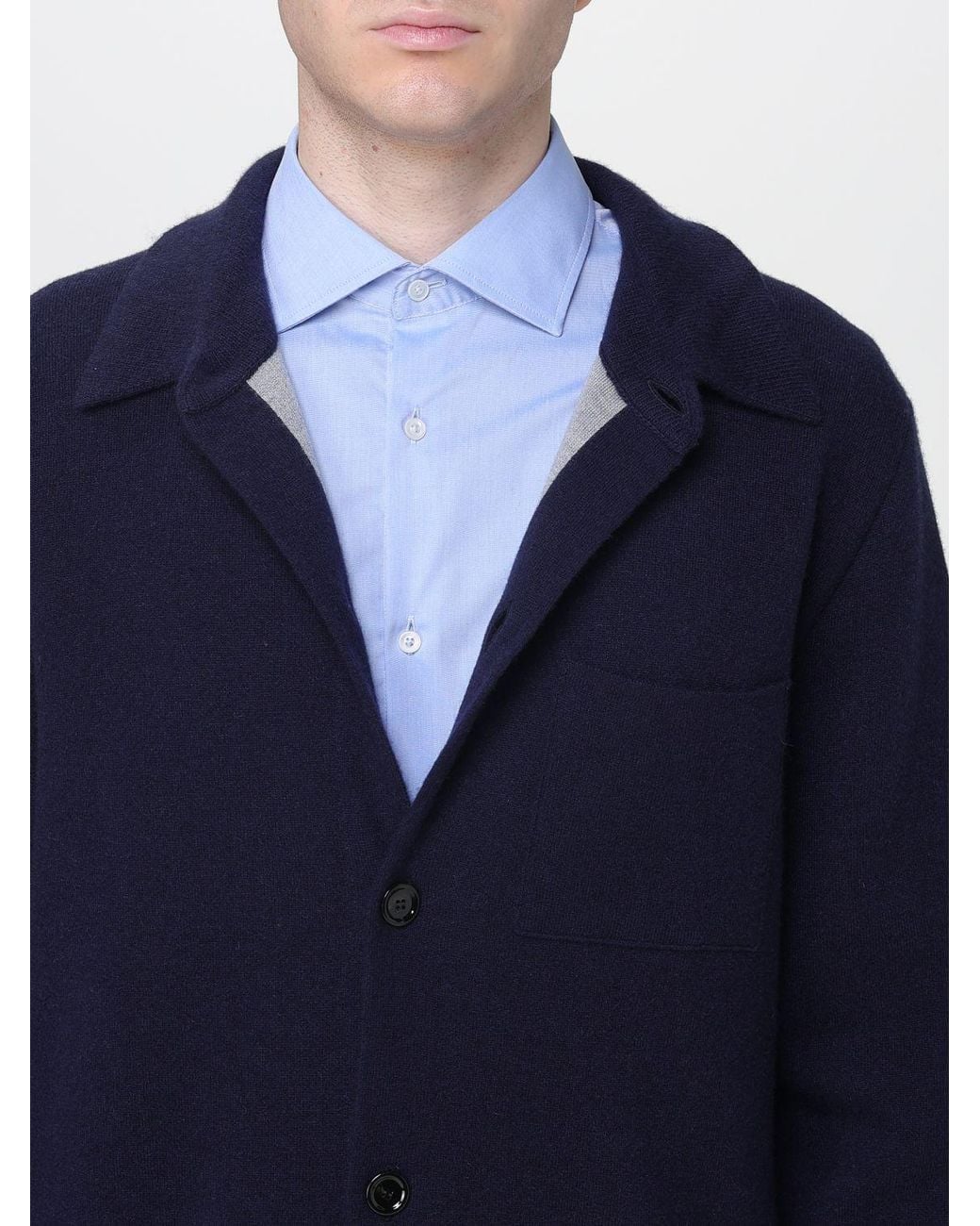 Lardini Blue Jacket for men