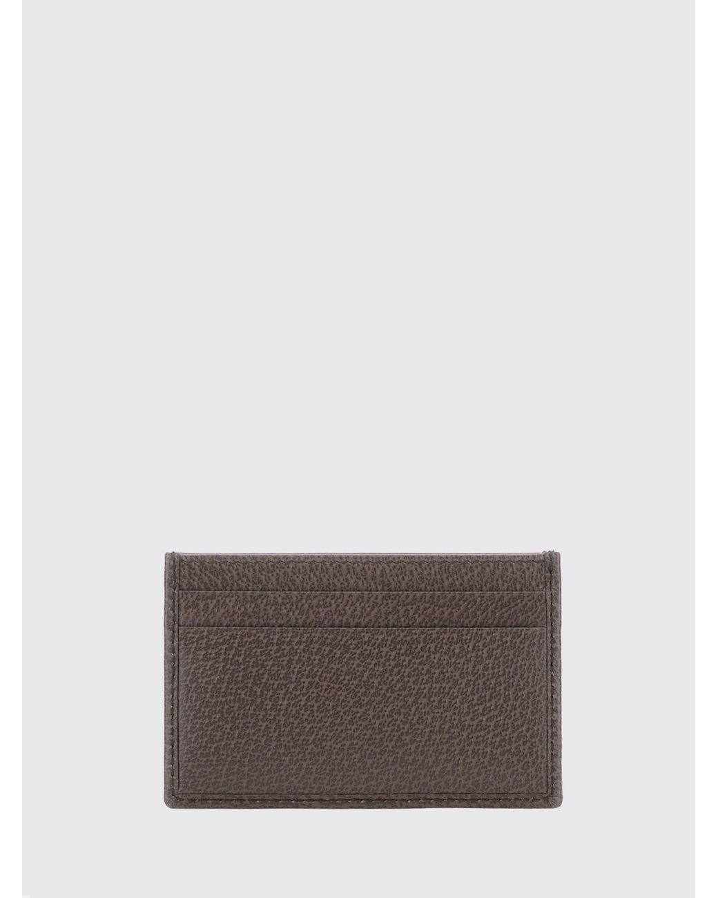 Gucci Gray Ophidia Gg Supreme Card Holder With Web Stripe for men