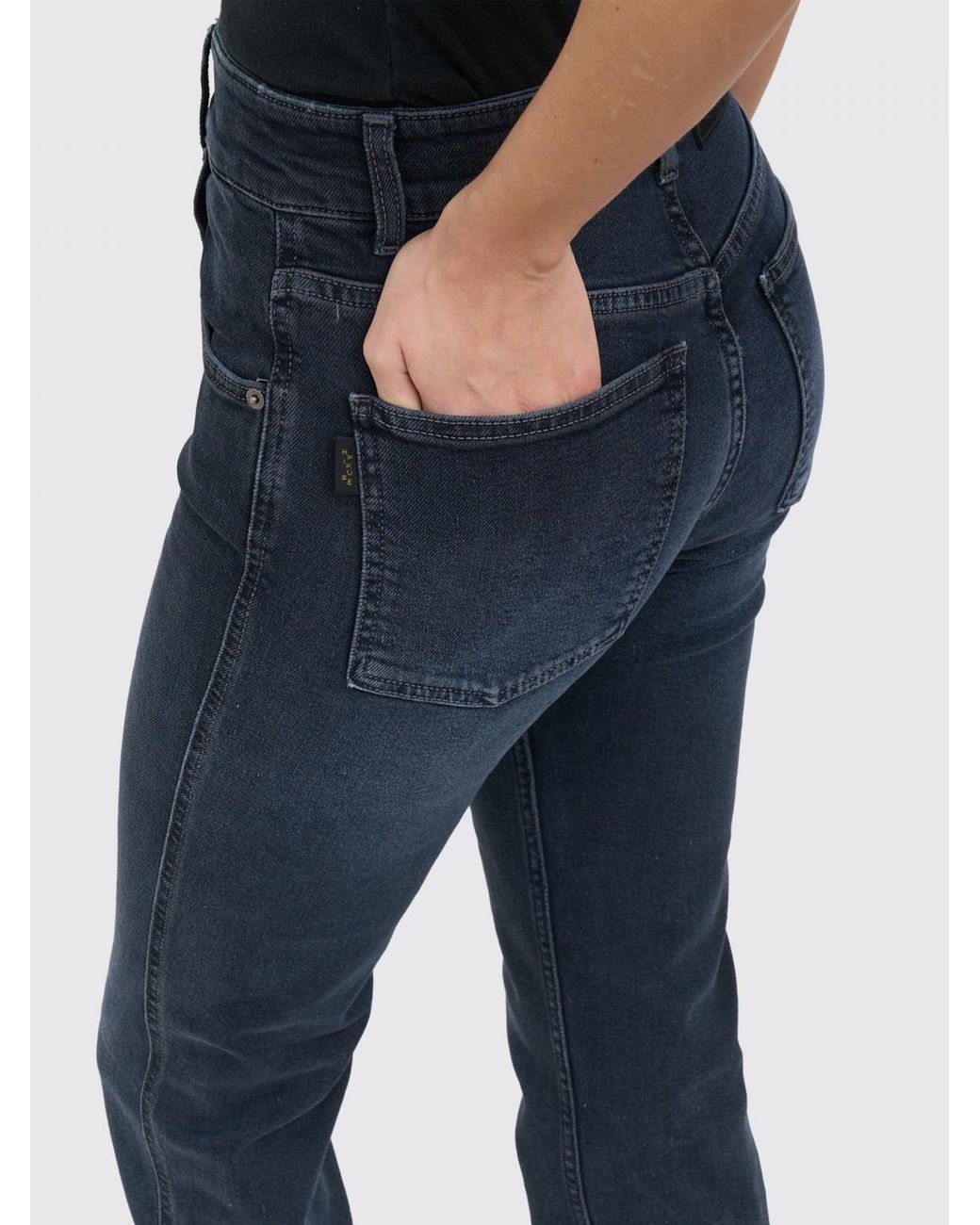 Haikure Blue Slim Fit Denim Jeans
