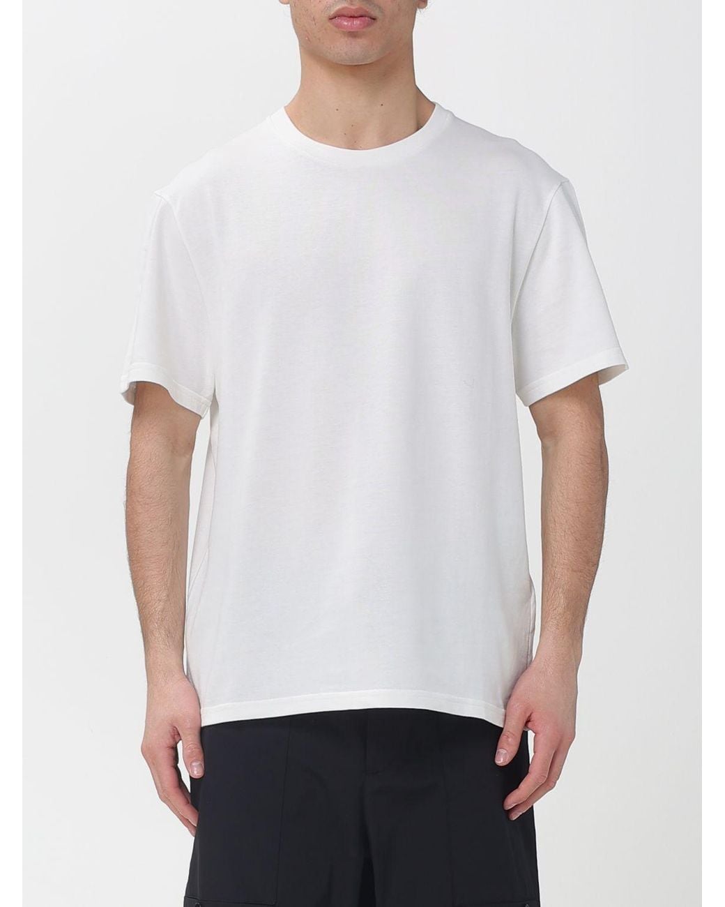 T-Shirt Basic di Jil Sander in White da Uomo