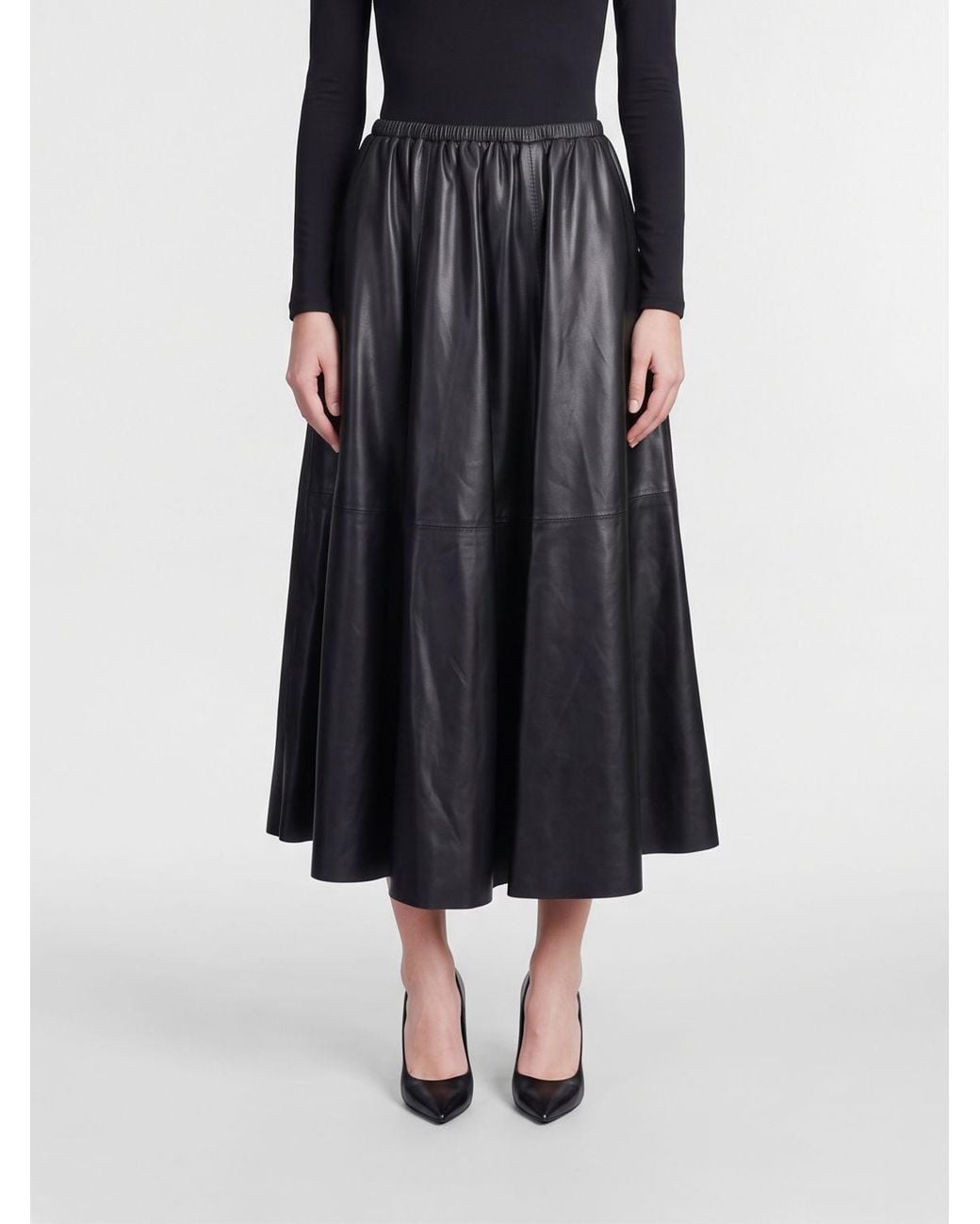 Alberta Ferretti Black Skirt