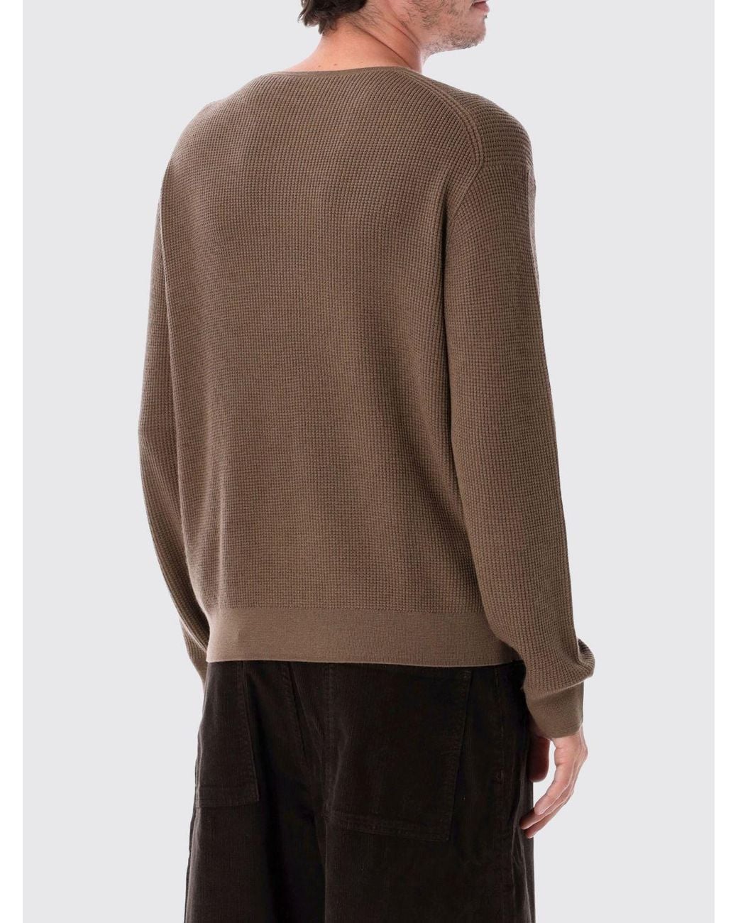 Pull À Col Rond En Laine Mérinos Extrafine Et Cachemire Studio Nicholson pour homme en coloris Brown