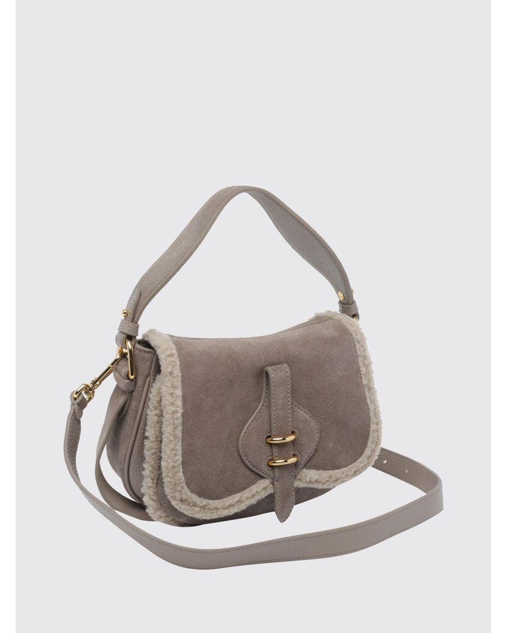 Coccinelle Gray Shoulder Bag