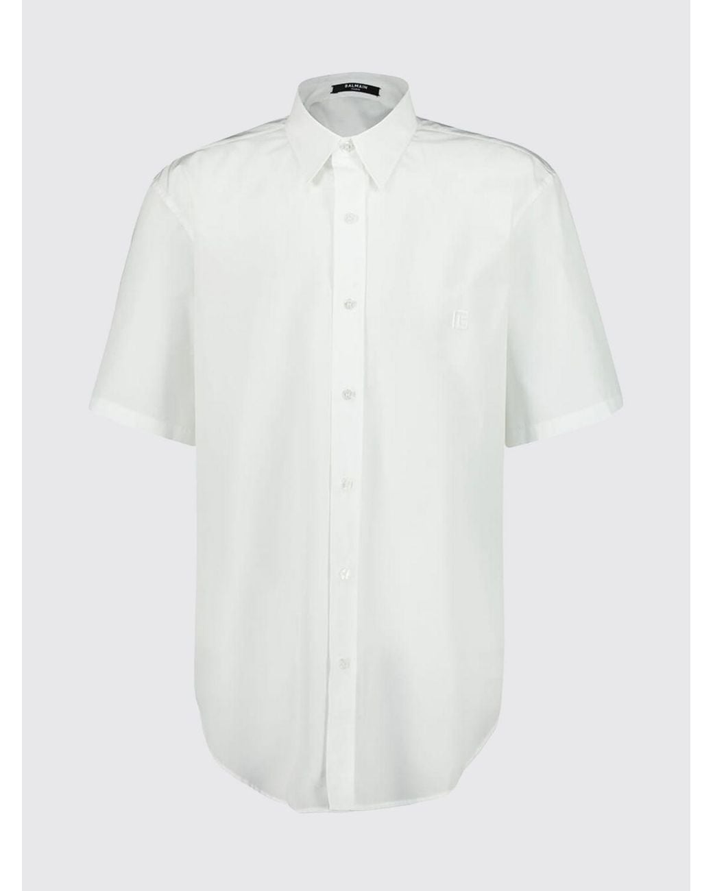 Balmain White T-Shirt for men