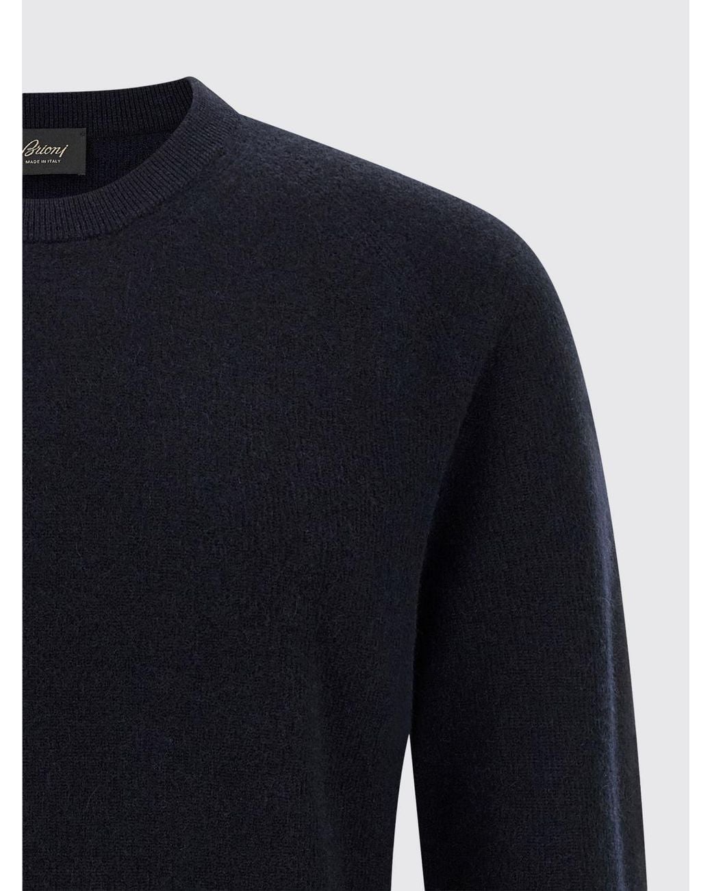 Brioni Blue Crewneck Jumper for men