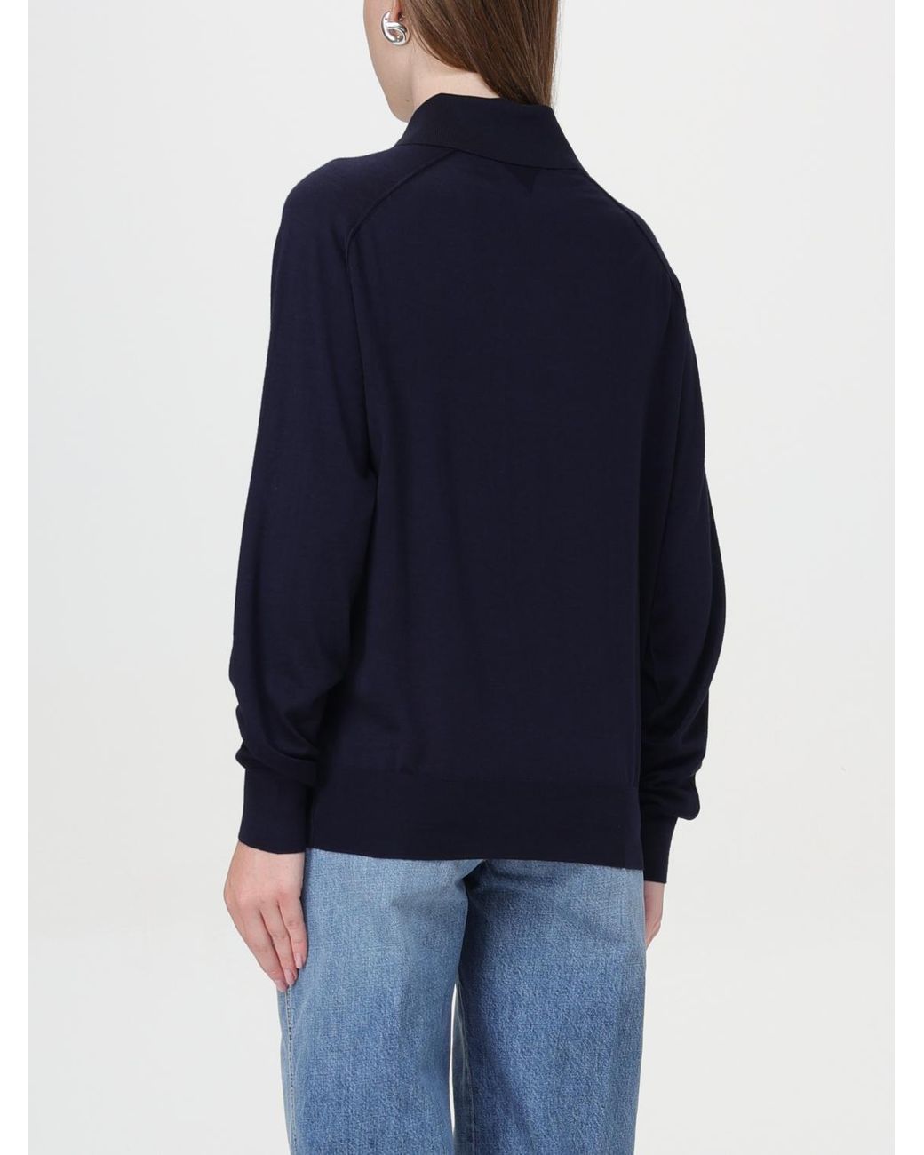 Bottega Veneta Blue Bottega Veneta Cashmere Crewneck Sweater