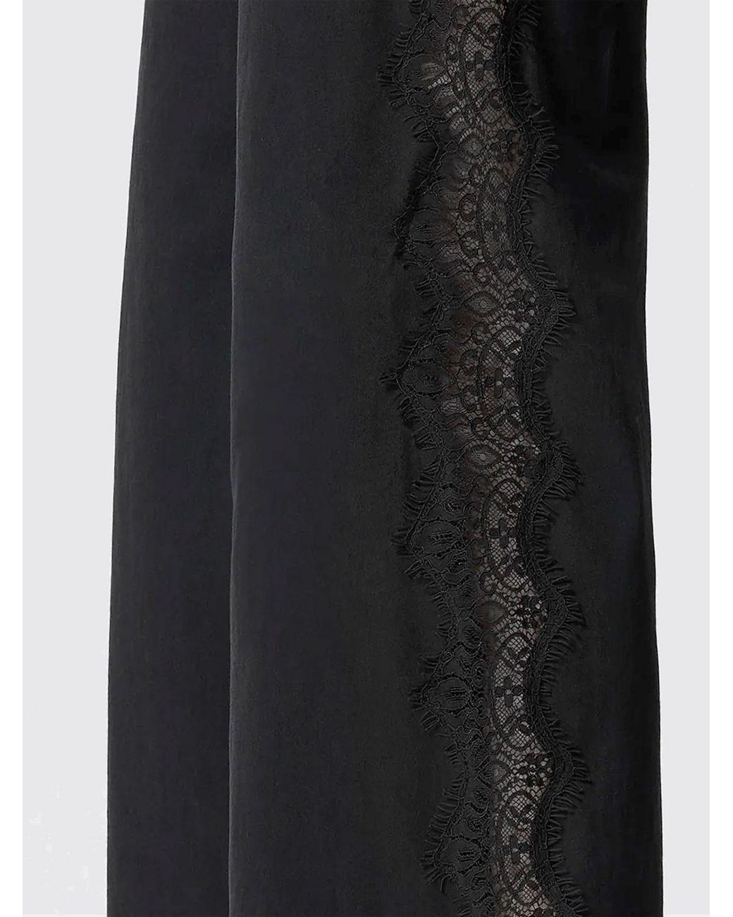 Pinko Black Cotton Jogging Trousers