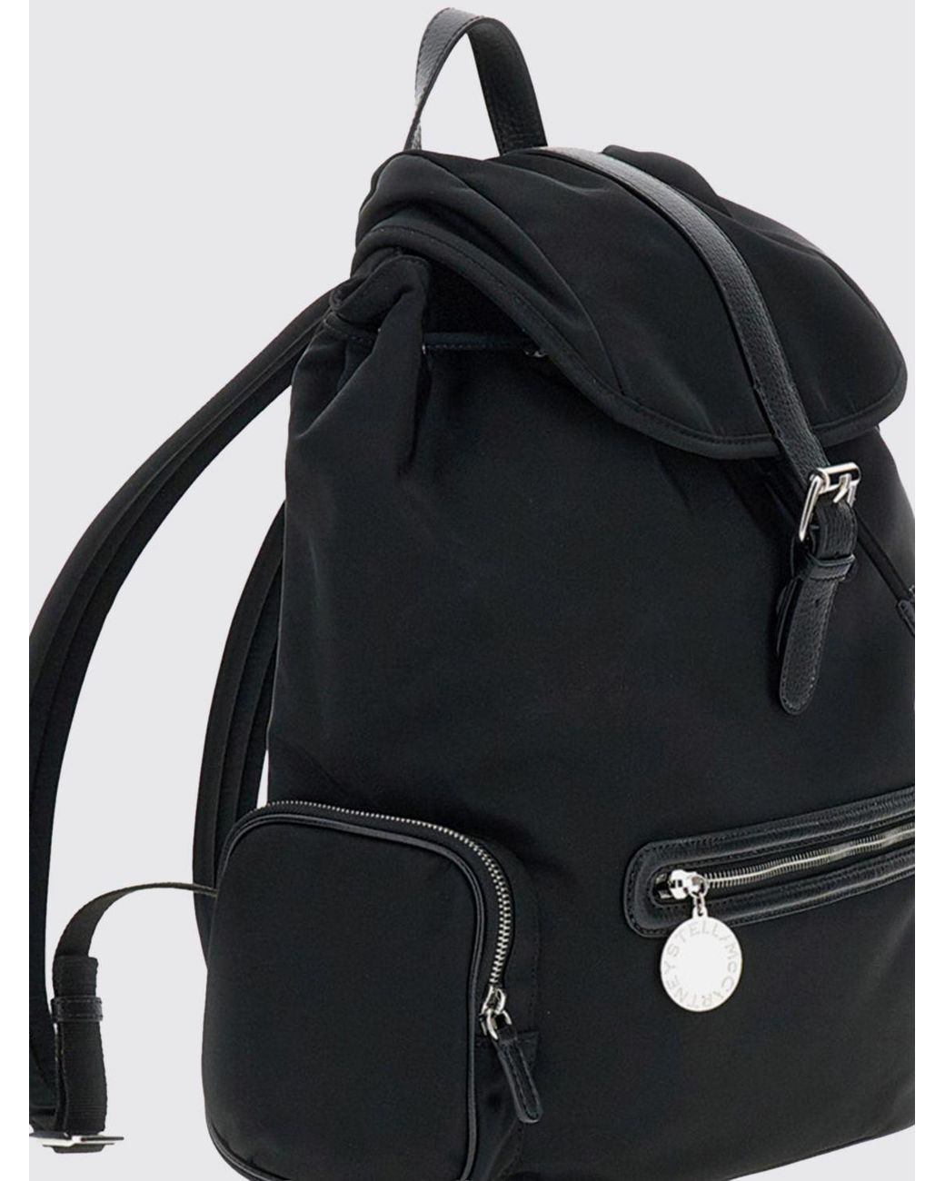 Stella McCartney Black Dartmoor Technical Fabric Backpack