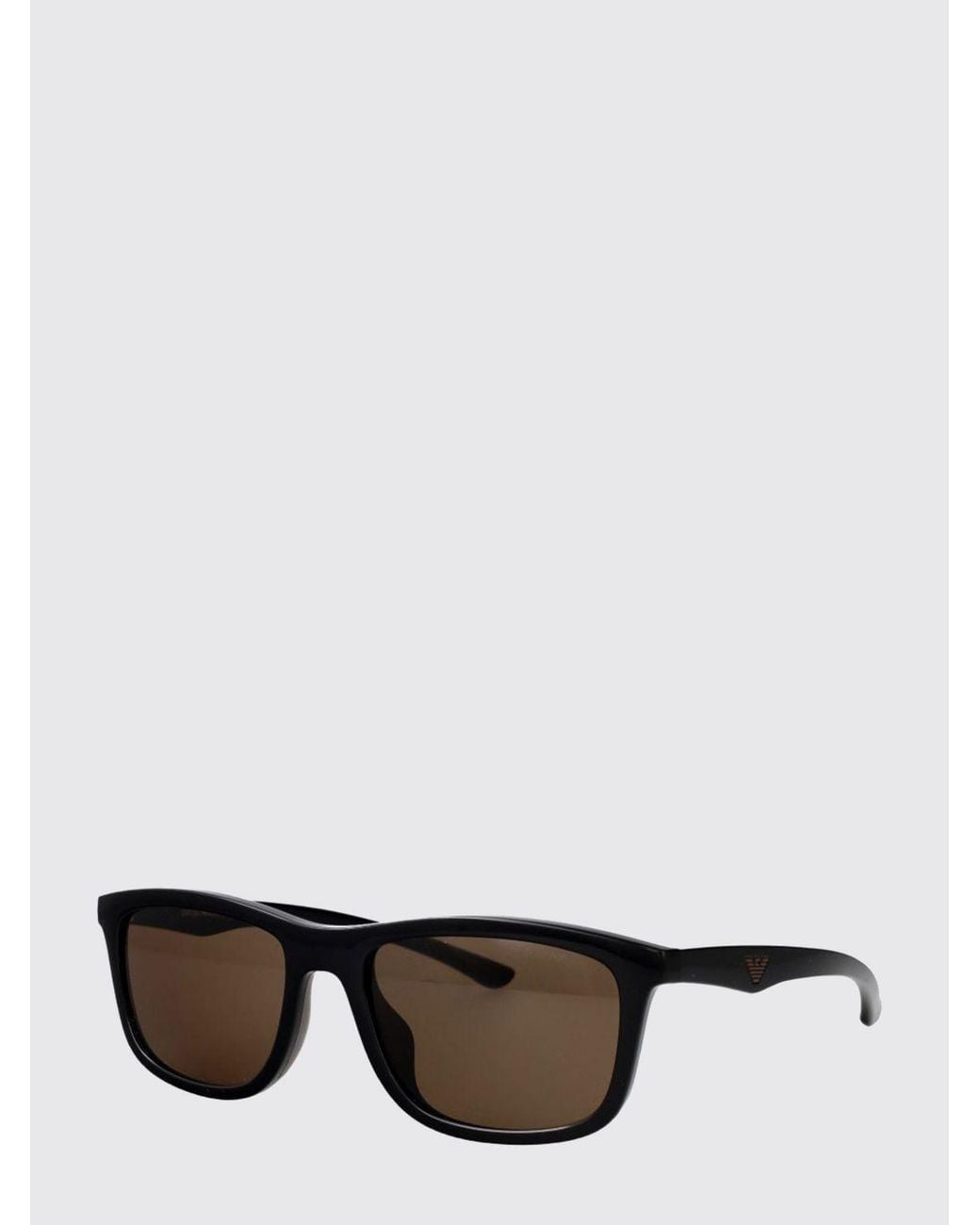 Emporio Armani Brown Aviator Sunglasses for men