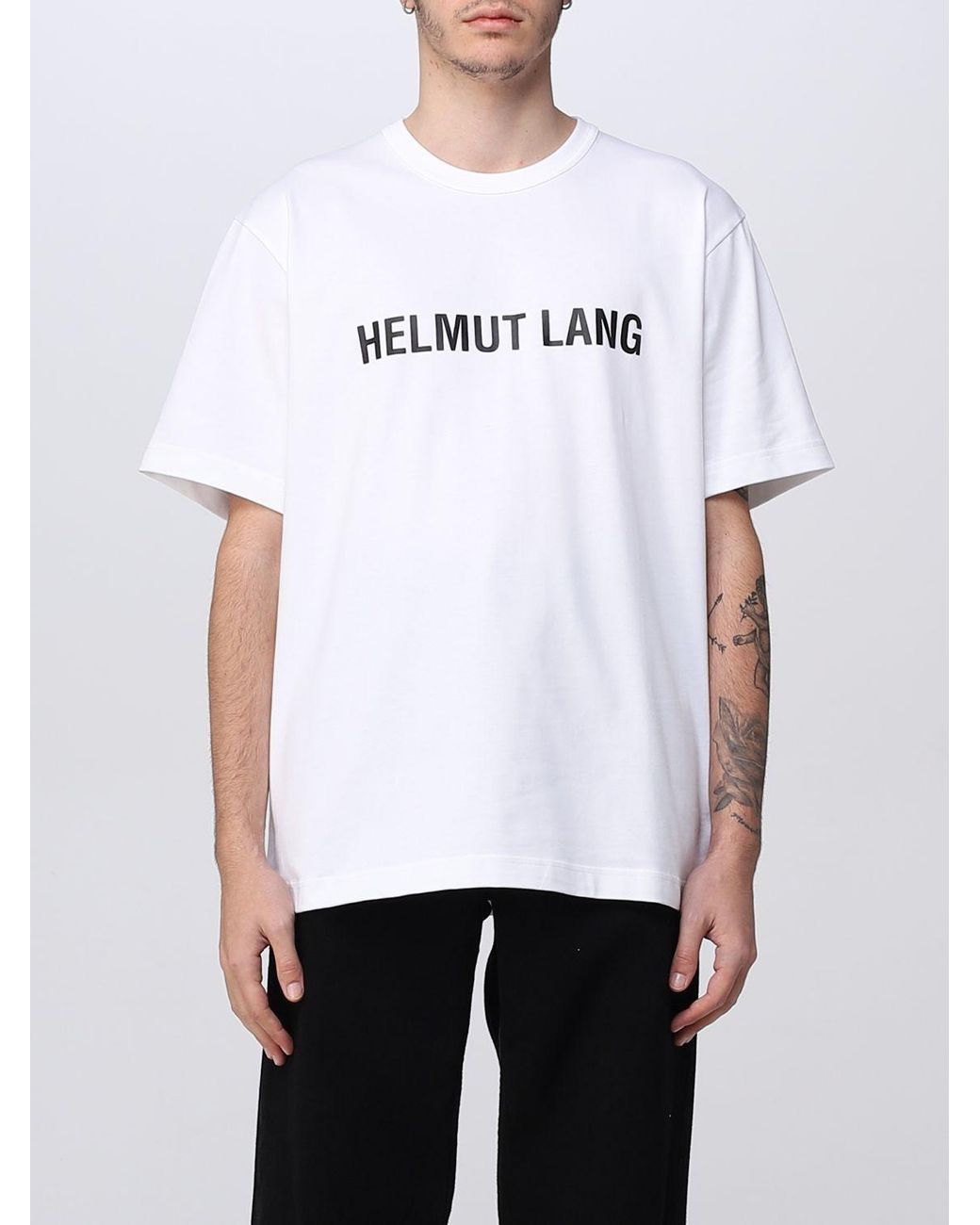 Uendelighed supplere fiber Helmut Lang T-shirt in Weiß für Herren | Lyst DE