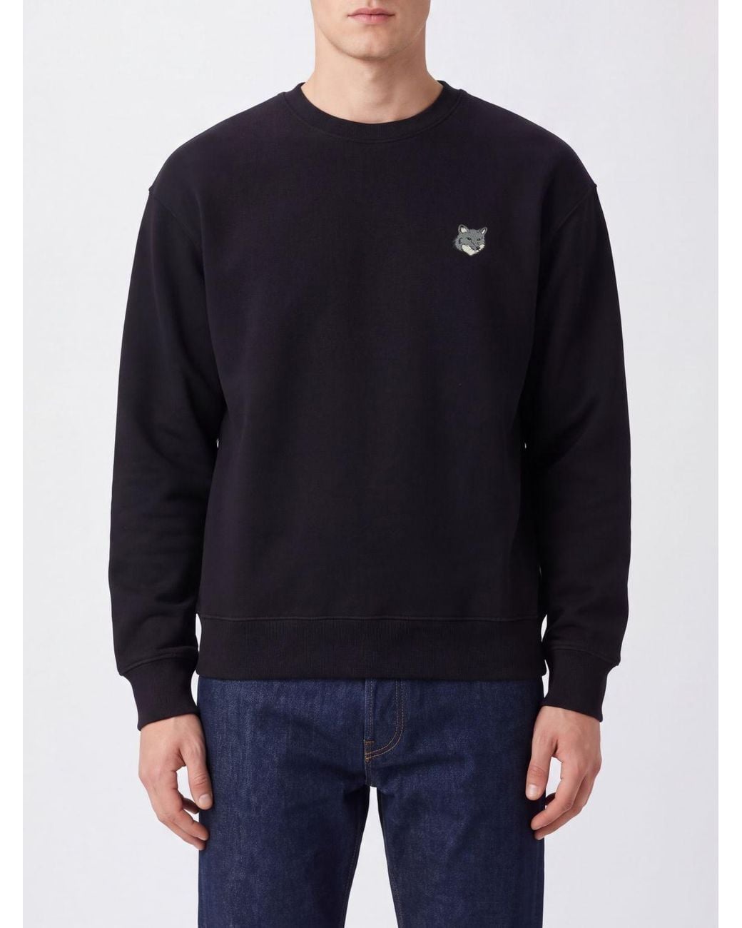 Maison Kitsuné Blue Maison KitsunÉ Sweatshirt for men