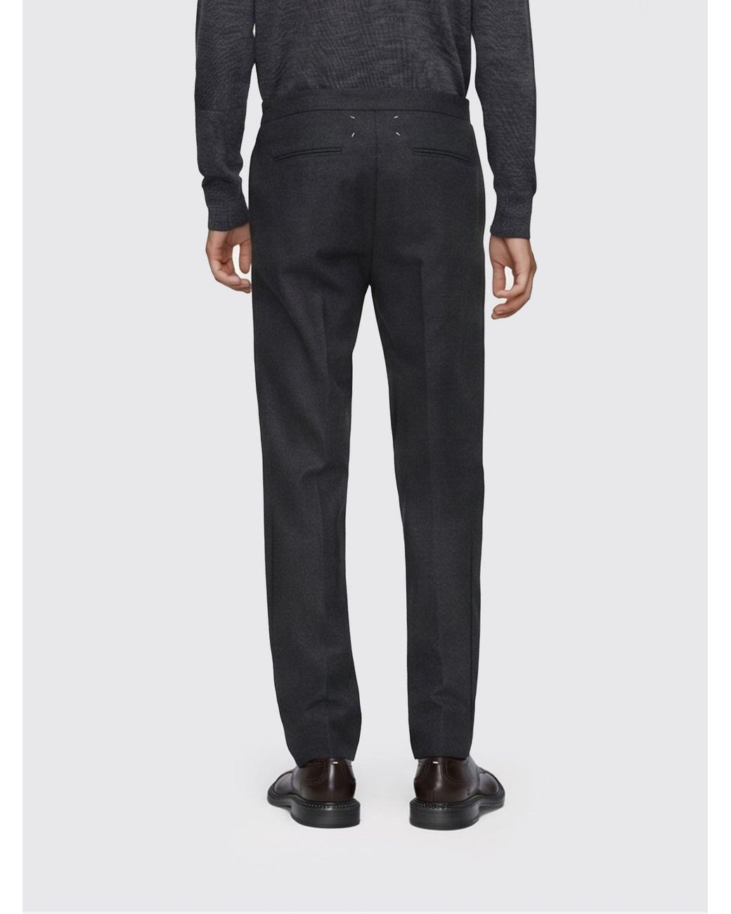 Maison Margiela Black Trousers for men