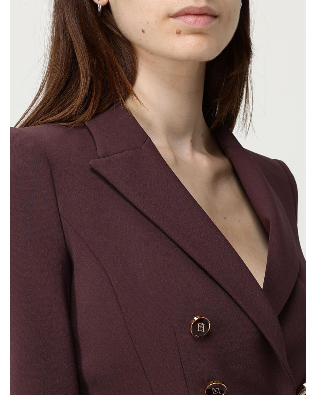 Elisabetta Franchi Purple Blazer