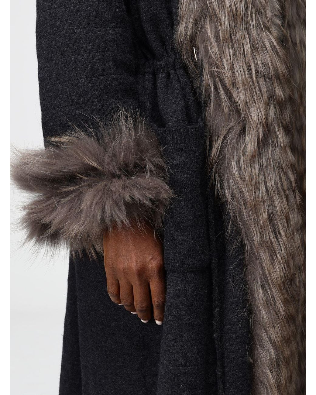 Simonetta Ravizza Brown Park Reversible Long Coat