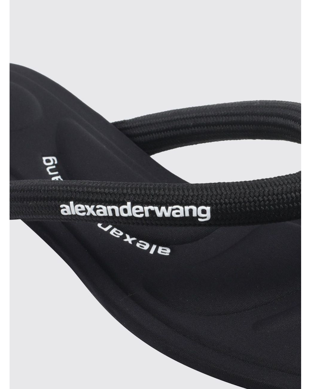 Alexander Wang White Mesh Jenna Flip-Flops