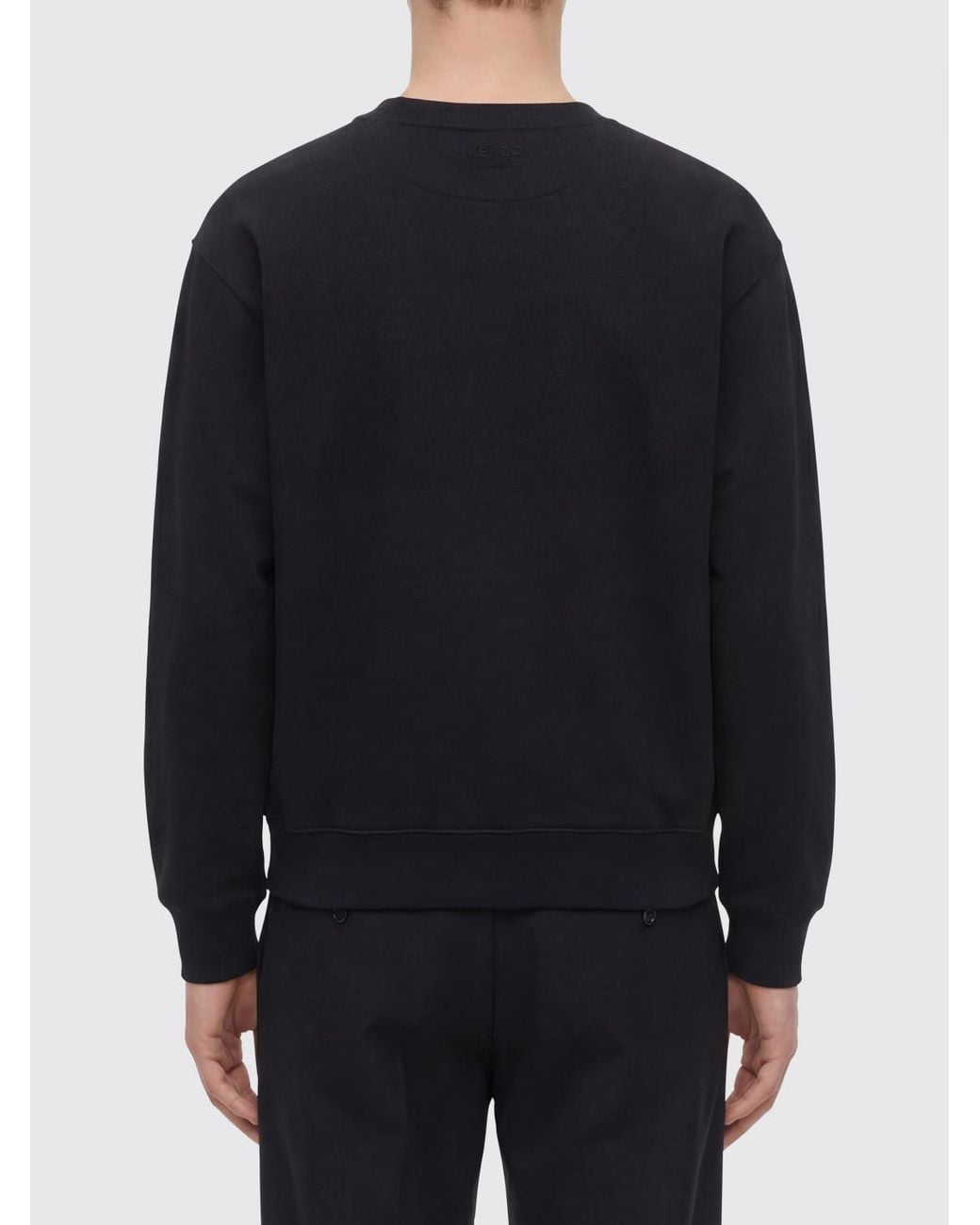KENZO Blue Cotton Crew Neck Sweatshirt for men