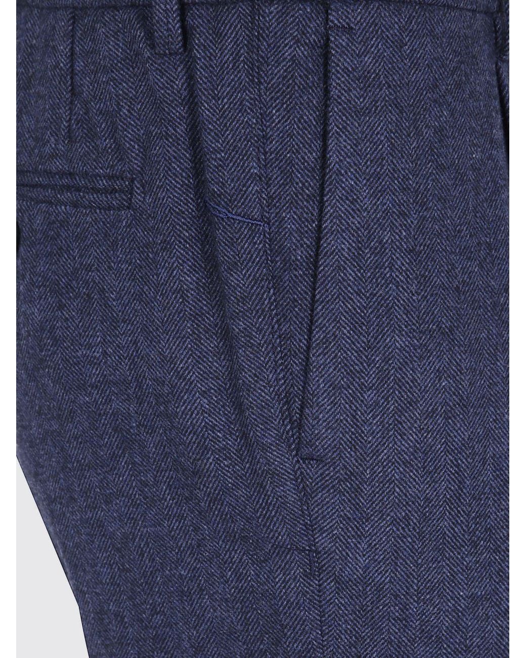 Cruna Blue Pants for men