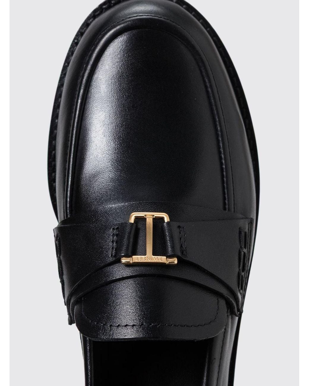 Twinset White Penny Loafers