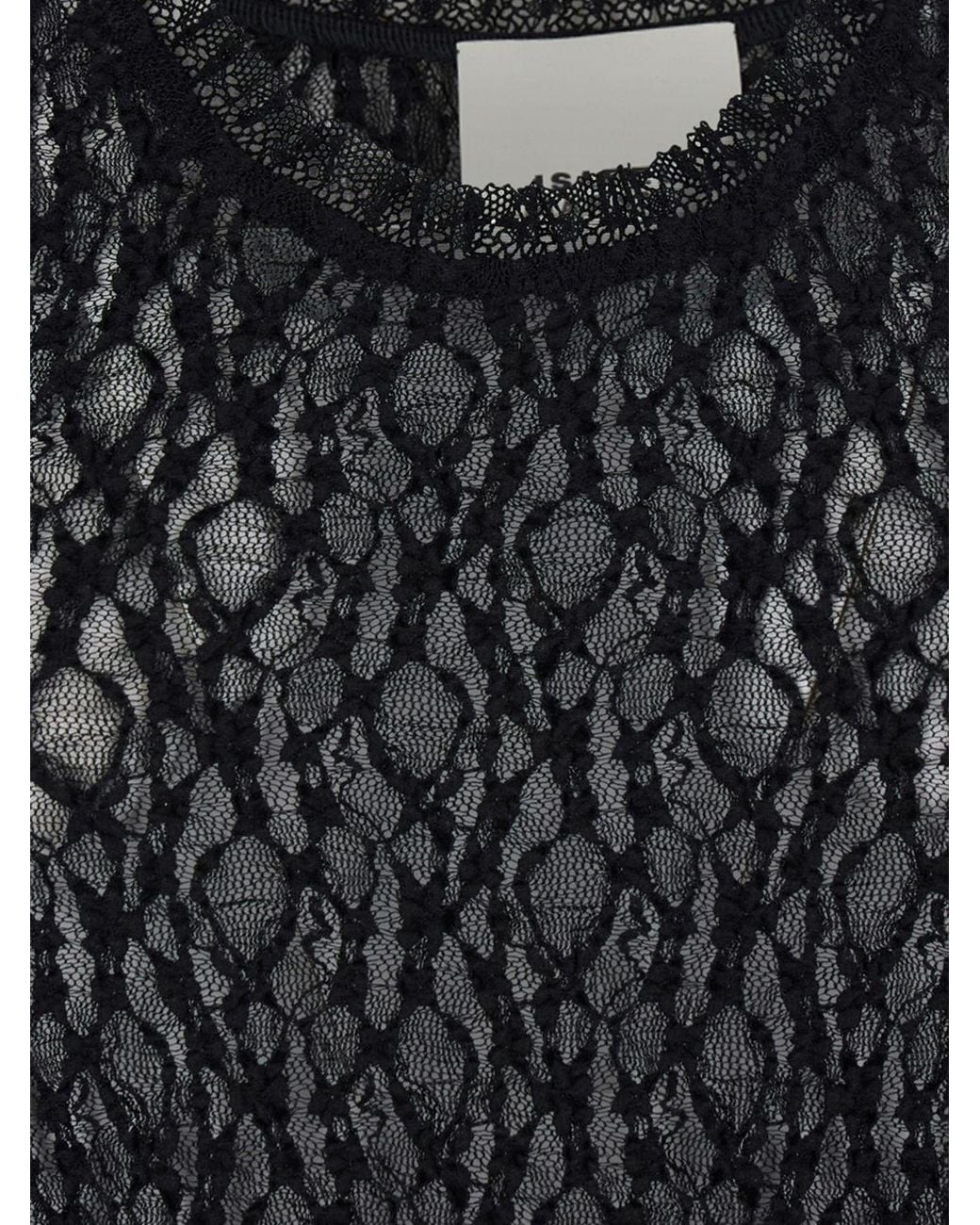 Isabel Marant Blue Balsane Long-Sleeved Lace Midi Dress