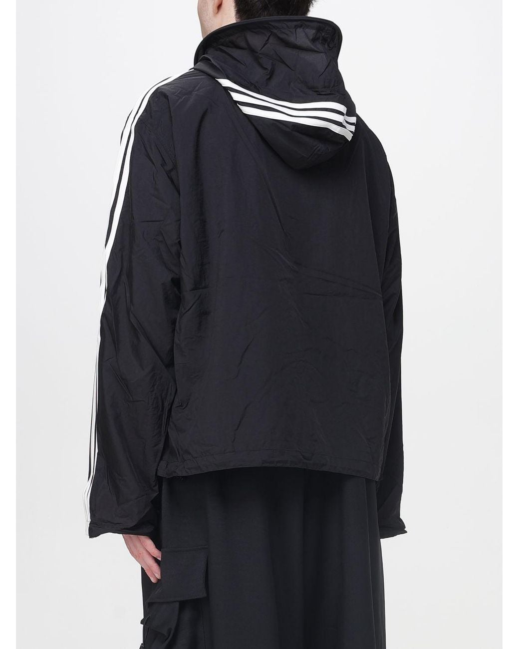 Y-3 Blue Nylon Wired 3 Stripes Track Jacket for men