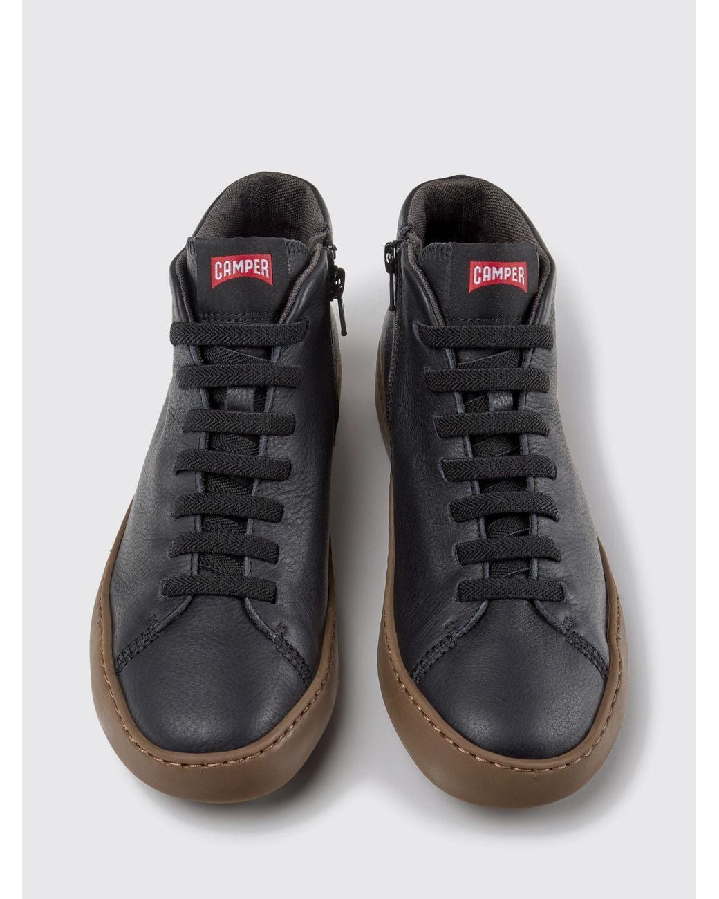 Camper White Peu Touring High-Top Sneakers